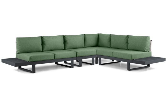 Lifestyle Garden Furniture Lorenzo hoek loungeset 6-delig – Grijs-antraciet