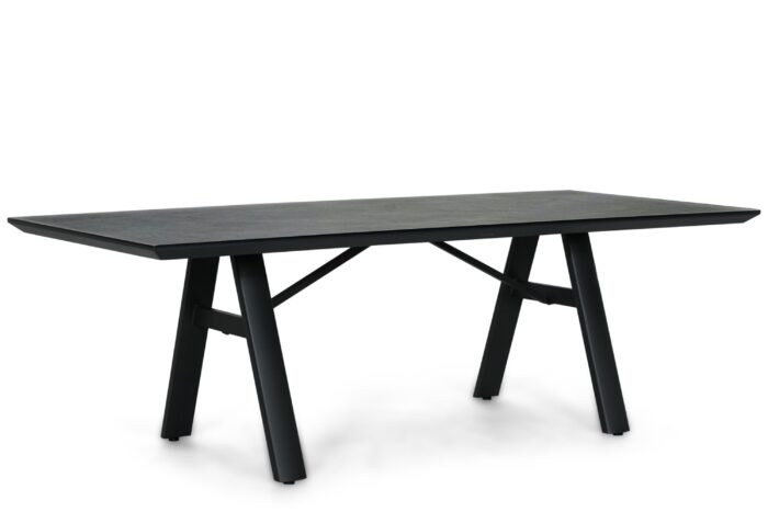 Lifestyle Monza dining tuintafel 230×100 cm – Grijs-antraciet
