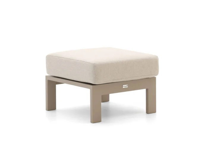 Tierra Outdoor Musone lounge voetenbank 61x61x47cm - Taupe
