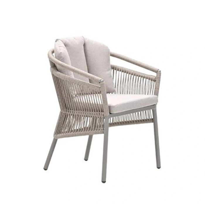 Garden impressions Prato Dining Tuinstoel Taupe/Desert Sand – beige
