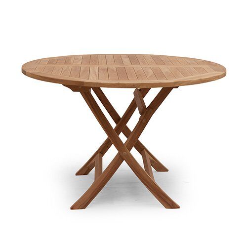 Buitengewoon de boet Teak klaptafel Sanana 70cm – hout