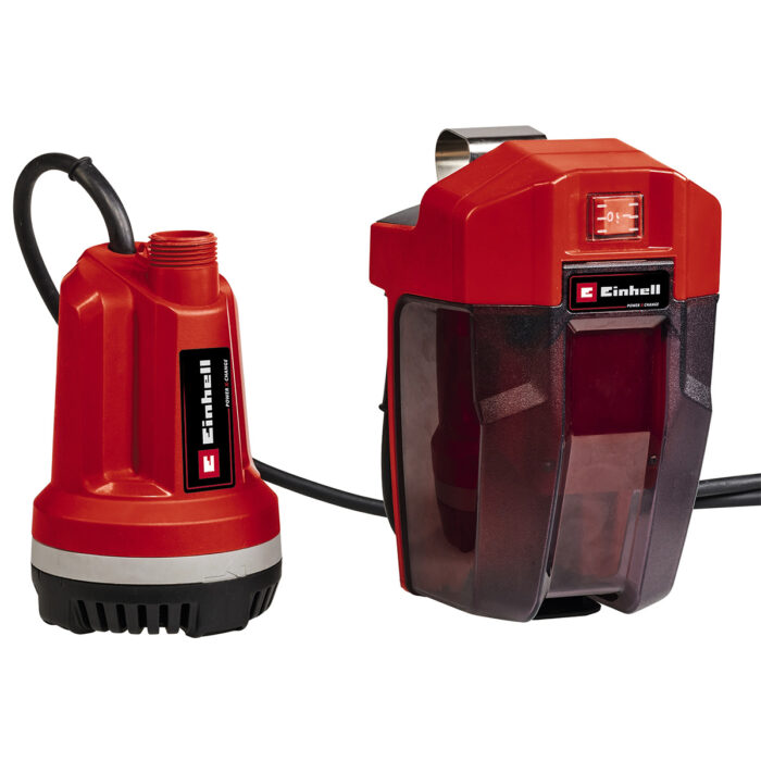 Einhell GE-PP 18 RB Li Solo Regentonpomp – Rood / zwart / RVS
