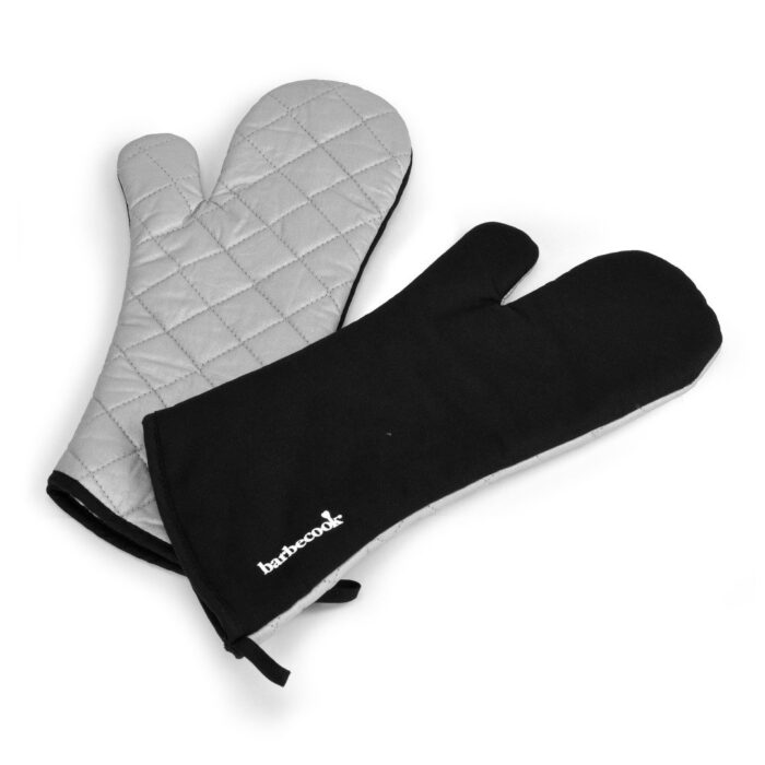 Barbecook Lange handschoenen uit katoen en aluminiumisolatie zwart 40 cm BBQ