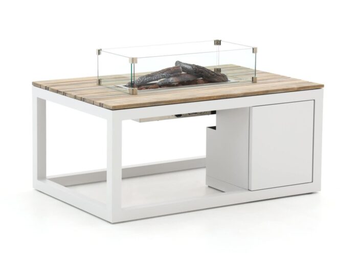 Cosiraw lounge vuurtafel 120x80x55cm Laagste prijsgarantie! – Bruin