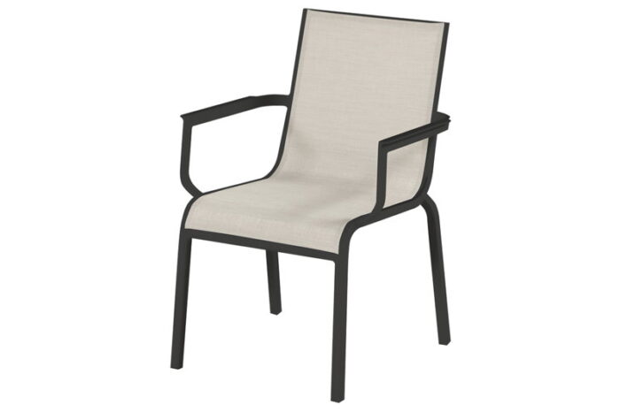Hartman Gina Alu Sling stackable arm chair I