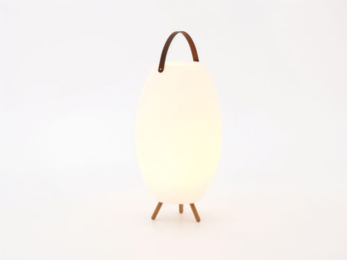 New Garden Apollo buitenlamp led oplaadbaar dimbaar ø 40cm (h: 72,5cm) – Wit
