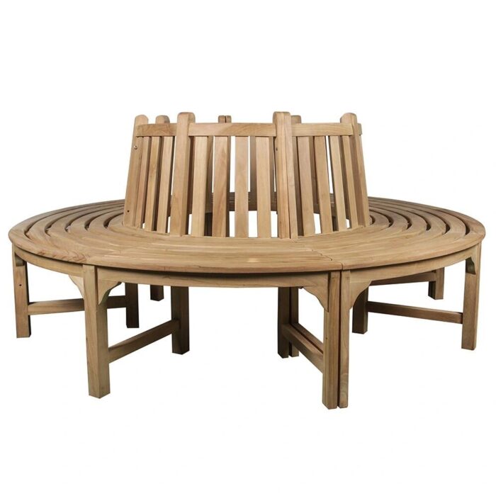 Buitengewoon de boet Boombank 2-delig Teak bank – bruin