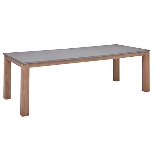 Applebee Berkeley dining tuintafel grijs 240x100x76 cm