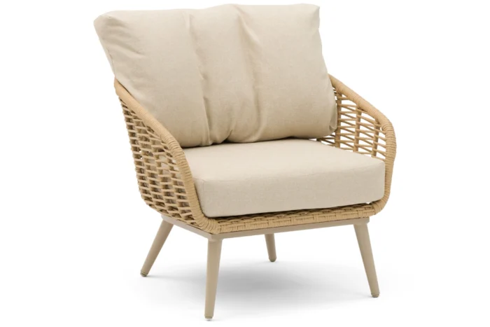 Coco Vinci lounge tuinstoel - Taupe-naturel-bruin