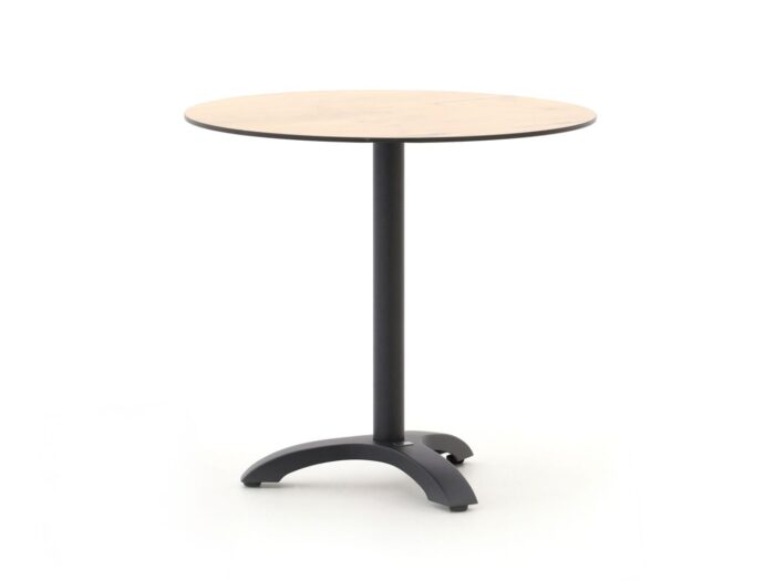 Bellagio tuinmeubelen Bellagio Lisio tuintafel ø80cm (h:73cm) Laagste prijsgarantie! – Grijs