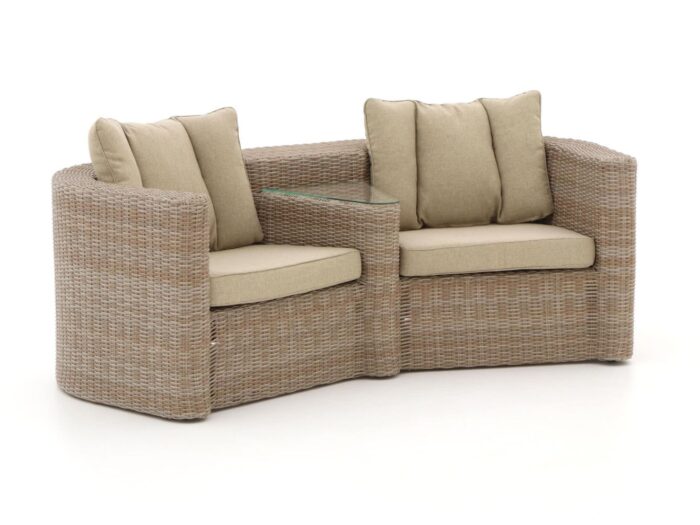 Intenso Furniture Intenso Venetië loveseat tuinbank 193cm Laagste prijsgarantie! – Taupe