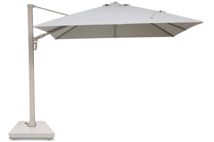 Camello Luna zweefparasol 3x3m S2 Excellent (excl. voet) – Taupe-naturel-bruin