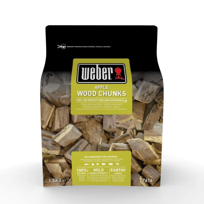Weber Houtblokjes 1.5 kg Apple - hout