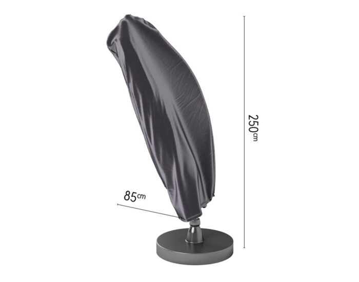 Aerocover Zweefparasolhoes 250 x 85 cm – grijs