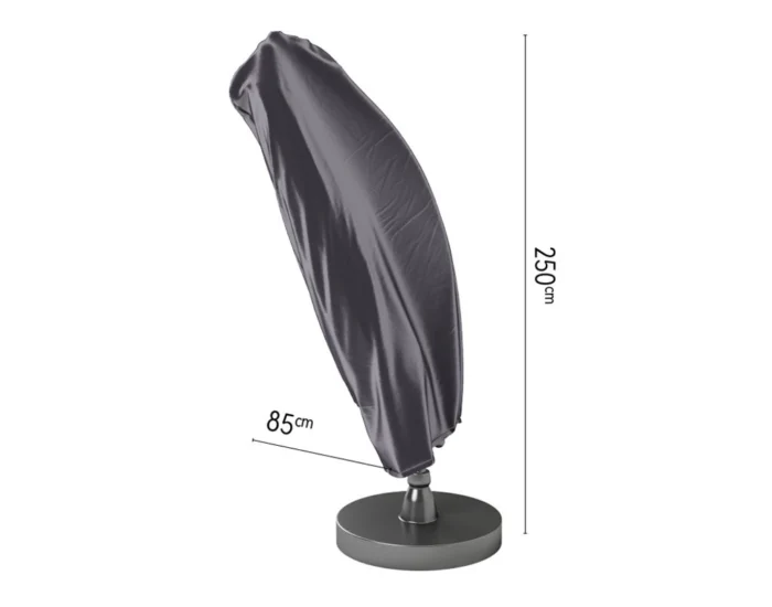 Aerocover Zweefparasolhoes 250 x 85 cm - grijs