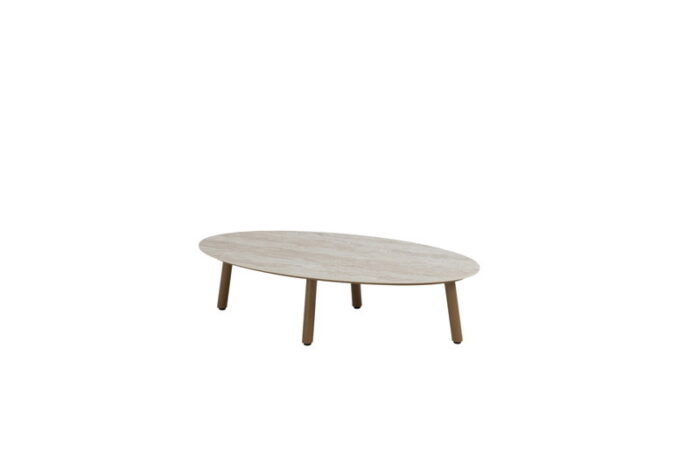 Taste Salute coffee tafel amber keramiek ellipse 120×65 cm