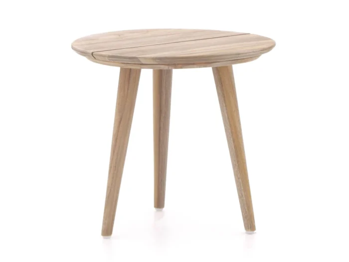 ROUGH Furniture ROUGH-K bijzet tuintafel ø 50cm - Bruin