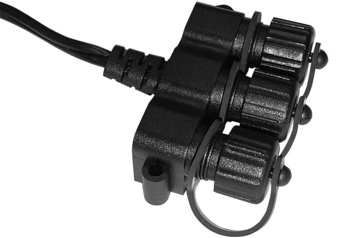 Garden lights Buiten verlichting Kabelverdeler – zwart