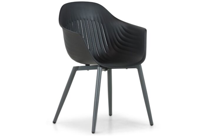 Lifestyle Garden Furniture Lissabon dining tuinstoel – Grijs-antraciet