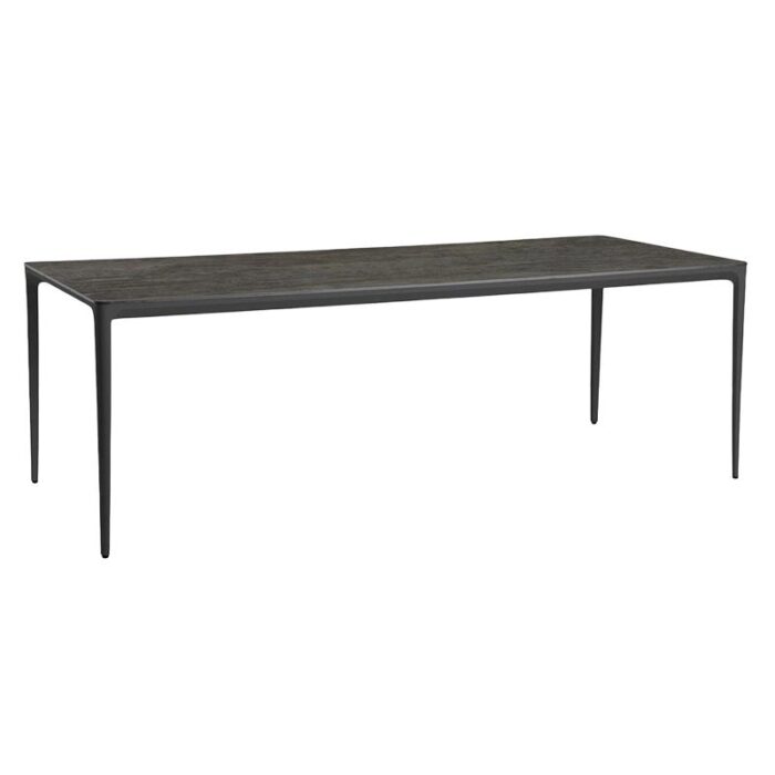 Tierra outdoor Elegante Tuintafel Charcoal Forest Grey 219×92 cm