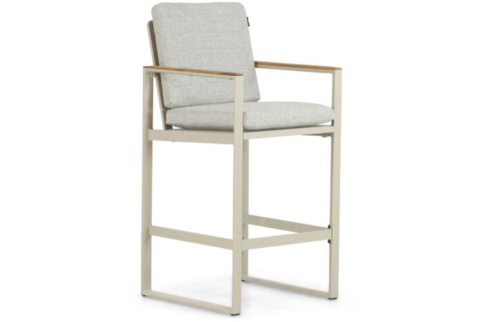 Lifestyle Garden Furniture Faro barstoel – Taupe-naturel-bruin