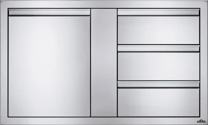Napoleon grills Inbouwdeur en drie laden combinatie groot (115x71 cm) Napoleon Grill