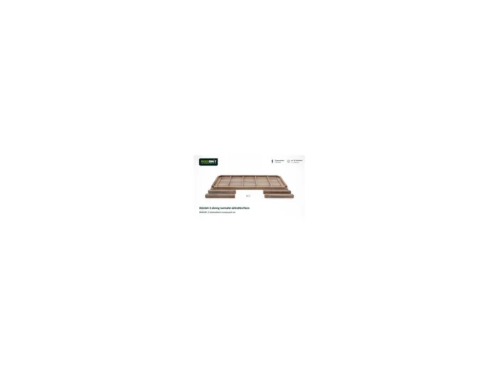 ROUGH Furniture ROUGH-S dining tuintafel 300x90x76cm - Bruin