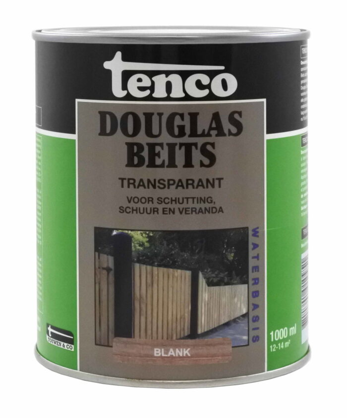 Tenco Douglas beits transparant blank 1l verf/beits