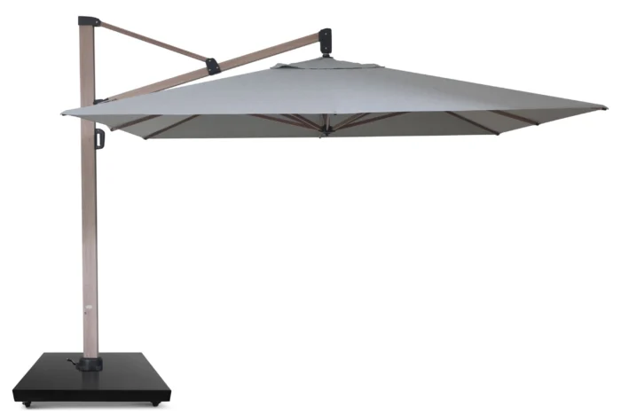 Camello Mateo zweefparasol 3,5x3,5m S1 - Grijs-antraciet