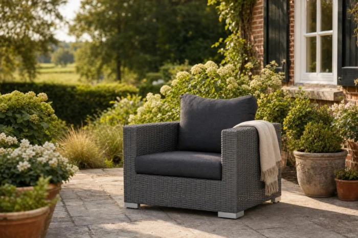Garden Collections Cuba lounge tuinstoel - Transparant