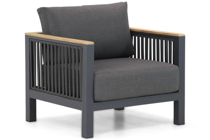 Santika Furniture Shadow lounge tuinstoel – Grijs-antraciet