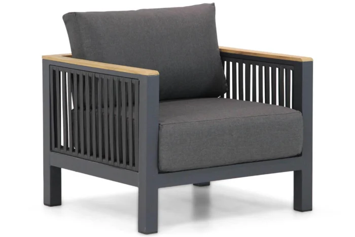 Santika Furniture Shadow lounge tuinstoel - Grijs-antraciet