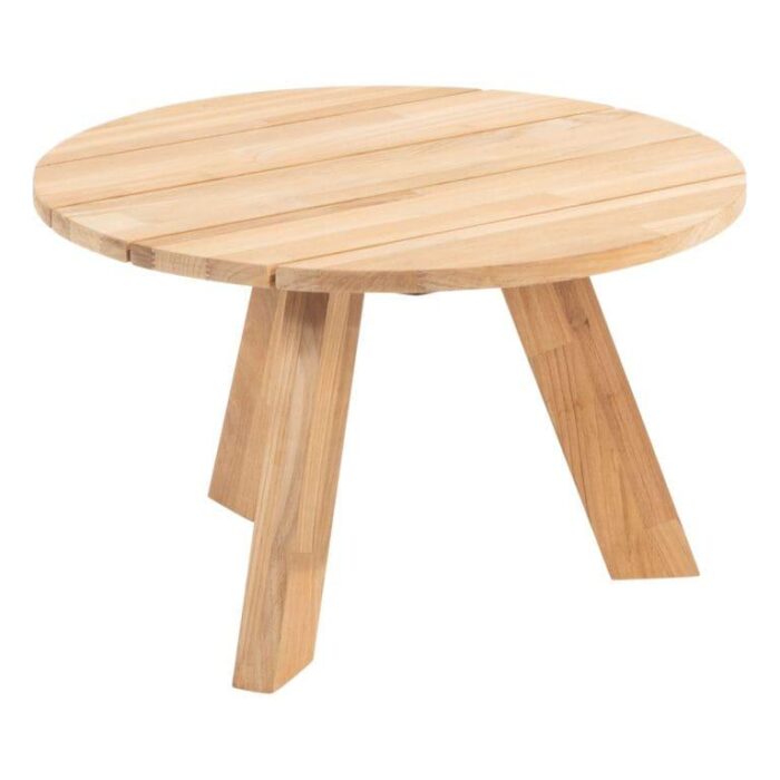 4so Cosmic salontafel teak 65 cm dia. H40 cm – bruin