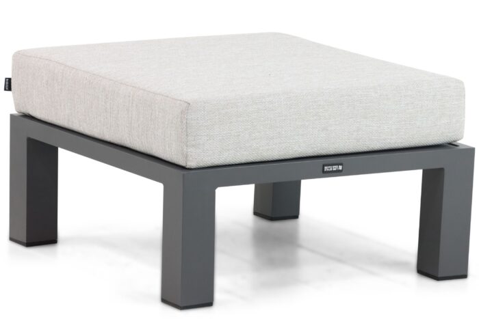 Lifestyle Garden Furniture Luca lounge voetenbank – Grijs-antraciet