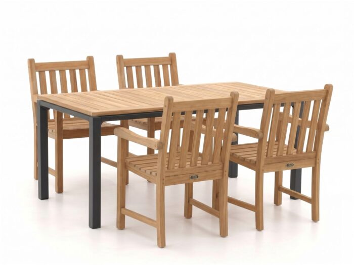Sunyard Furniture Wales/Linosa 180cm dining tuinset 5-delig