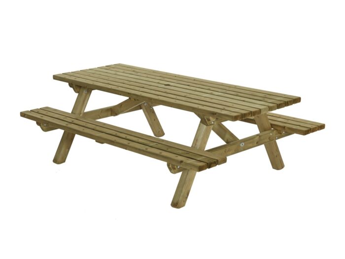 Talen buitenmeubelen Picknicktafel 230 cm – groen
