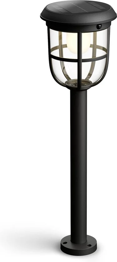 Philips Radii linkable ue solar spike verlichting - zwart