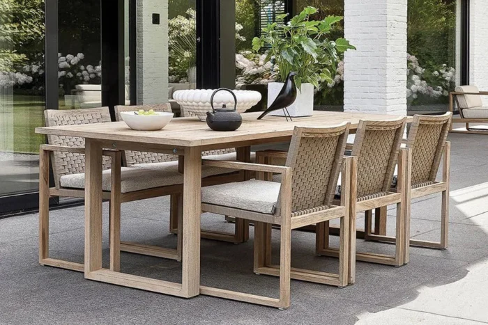 Apple Bee | Antigua Tuintafel 240 x 95 cm | Coastal Teak