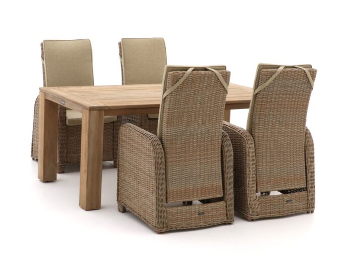 Intenso Furniture Intenso Umbria/ROUGH-X 200cm dining tuinset 5-delig verstelbaar Laagste prijsgarantie! – Bruin