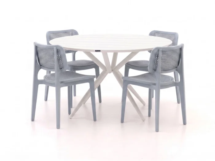 Forza Furniture Xitta/Sora ø127cm dining tuinset 5-delig