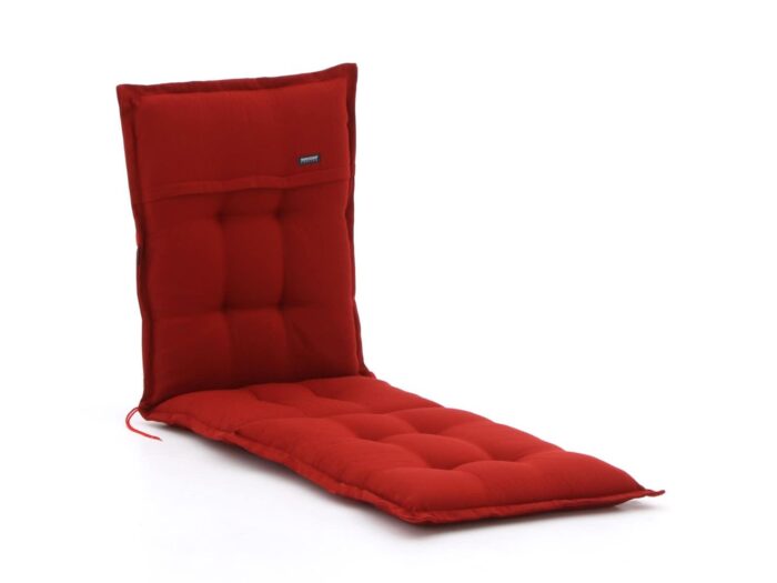 Madison tuinkussen voor ligbed 200x60cm Laagste prijsgarantie! – Rood