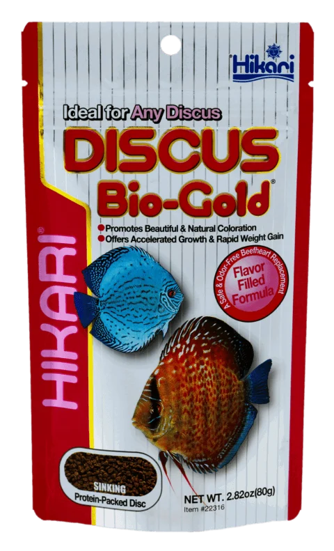 Hikari Discuvissenvoer Superfishood Biogold 80 Gram vissenvoer - Zie Foto