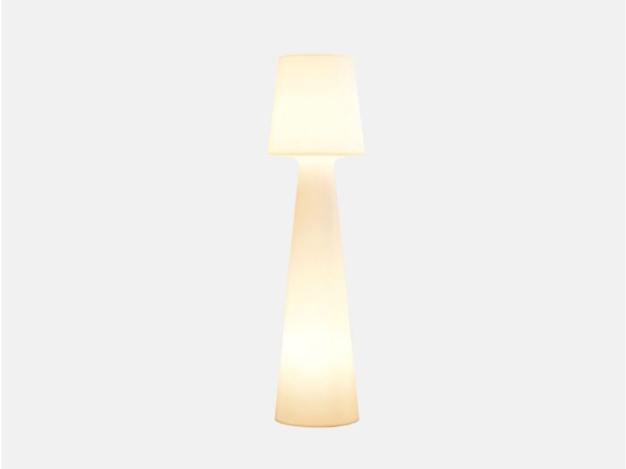 New Garden Lola staande buitenlamp led oplaadbaar dimbaar ø 26,5cm (h: 110cm) Laagste prijsgarantie! – Wit