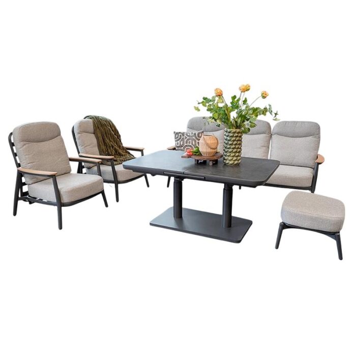 Trestino Alassio Sofa Loungeset Antraciet
