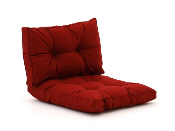 Madison Florance loungekussenset zit ca. 73x73cm rug ca. 73x43cm 2-delig Laagste prijsgarantie! – Rood