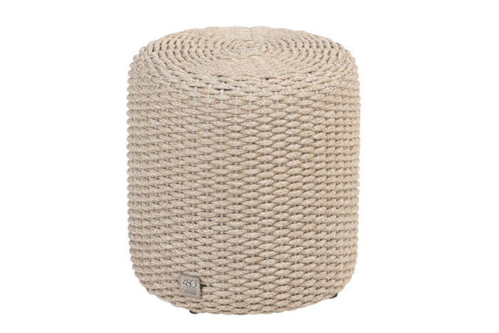 4 Seasons Outdoor | Muffin Poef Ø40 cm x 42(h) cm | Latte
