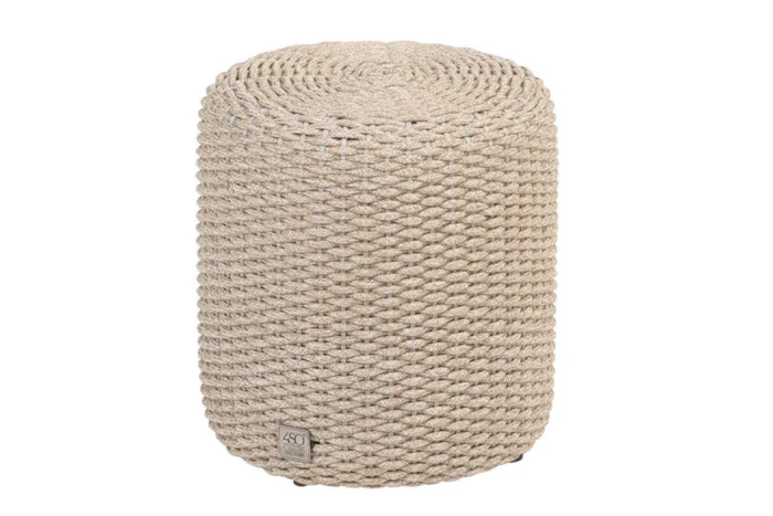 4 Seasons Outdoor | Muffin Poef Ø40 cm x 42(h) cm | Latte