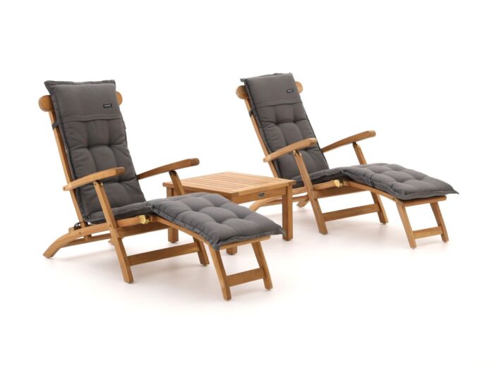 Sunyard Furniture Country/Wales 60cm deckchair set 3-delig – Bruin