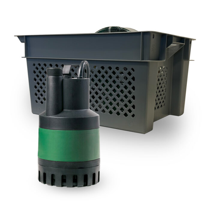 Dab Nova Up 180 M-NA met krat en afvoerslang 7 meter – Groen/ zwart / RVS