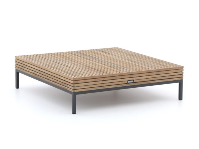 ROUGH Furniture ROUGH-D lounge tuintafel 110x110cm Laagste prijsgarantie! – Bruin